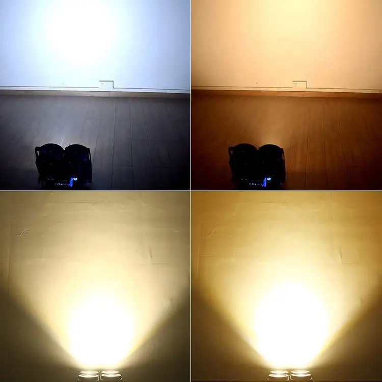 Stage equip lighting Warm White cool white par COB 450w 100w Audience lamp 4 eyes led stage blinder light
