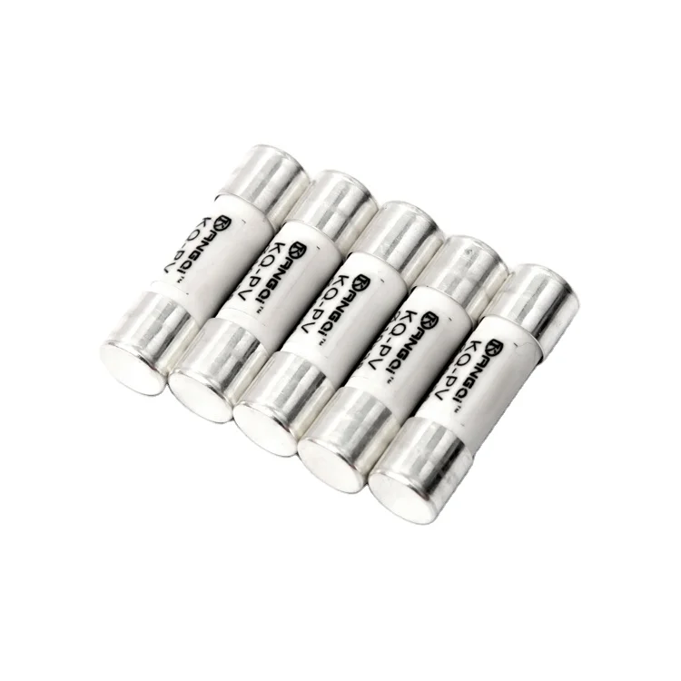Cylindrical cartridge 10X38 1000V DC Solar system PV Fuse and Solar Fuse link