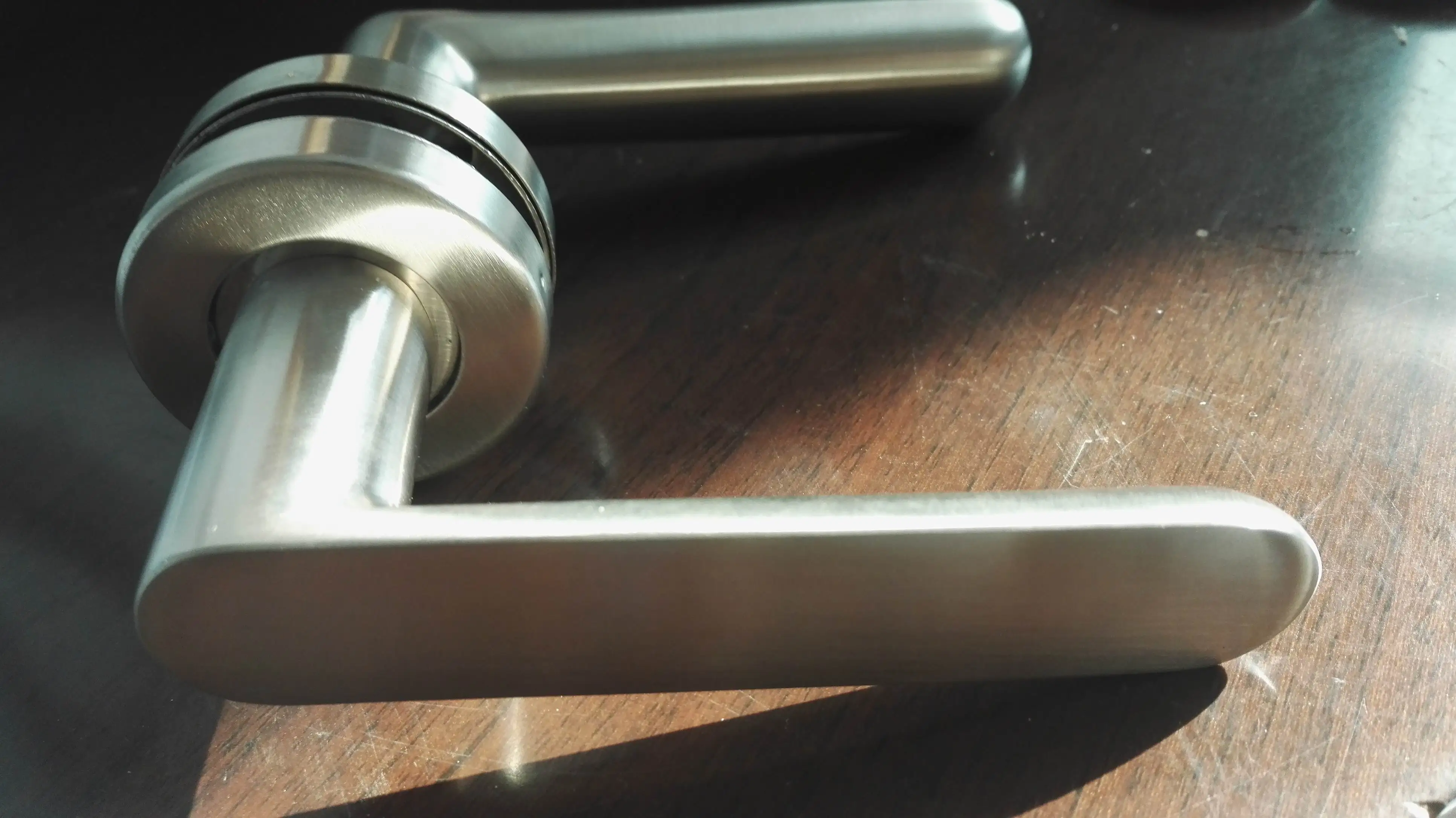 Square Escutcheon Plates, Euro Cylinder, #304 Stainless Steel, Front & Back Lock Covers