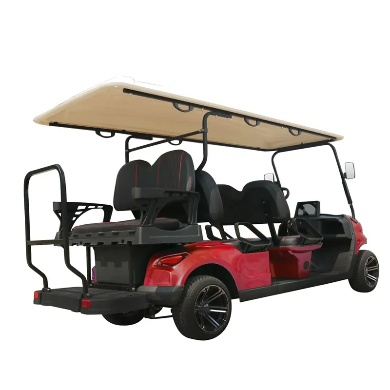 New Design Most Popular New Version China Manufacturer Golf Buggy Electric 4+2 Seats BUGGYPRO 4+2 Electric Golf Cart