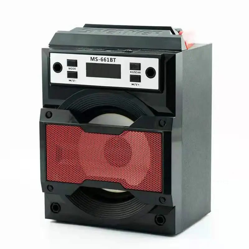 MS-661BT 2020 audio wholesale MINI wireless TF / USB / AUX portable blutooth speaker