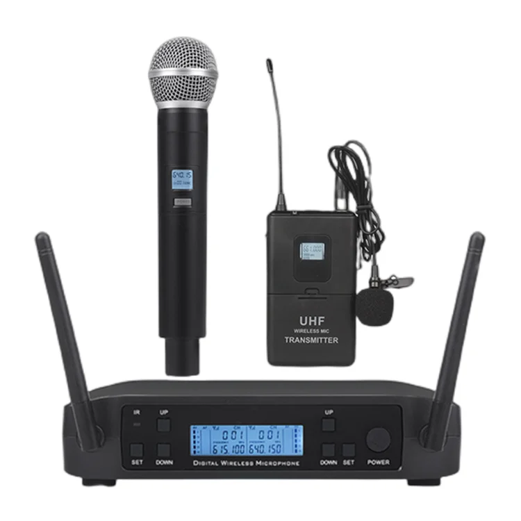 Fast Shipping in stock GLXD4 UHF Wireless Mic GLXD4 SM 58 Karaoke DJ Microfone System Dual Beta Handheld Microphone GLXD4