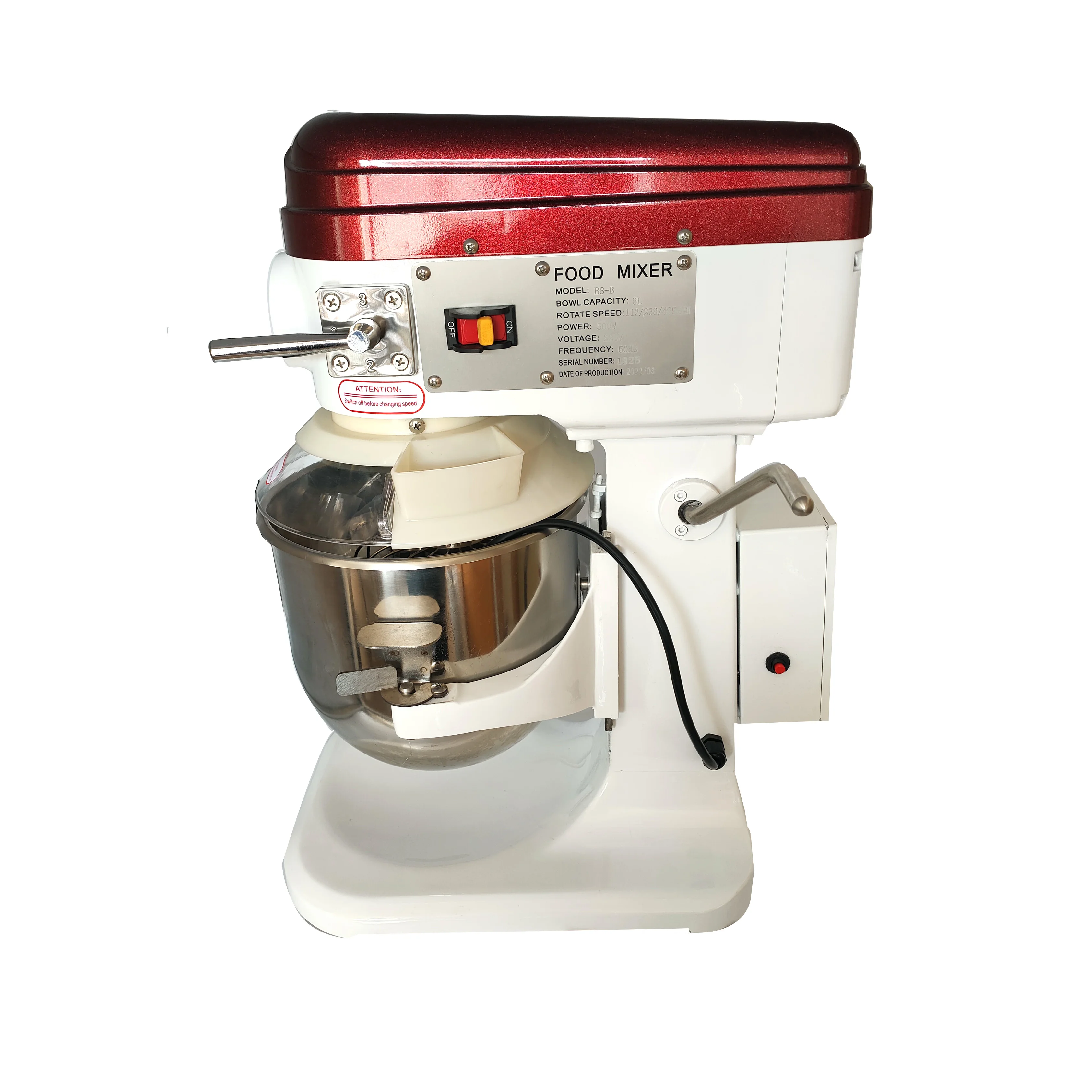 Professional Multifunction SP-800 Stand Mixer Heavy Duty Commercial 8L Bekery Mixer