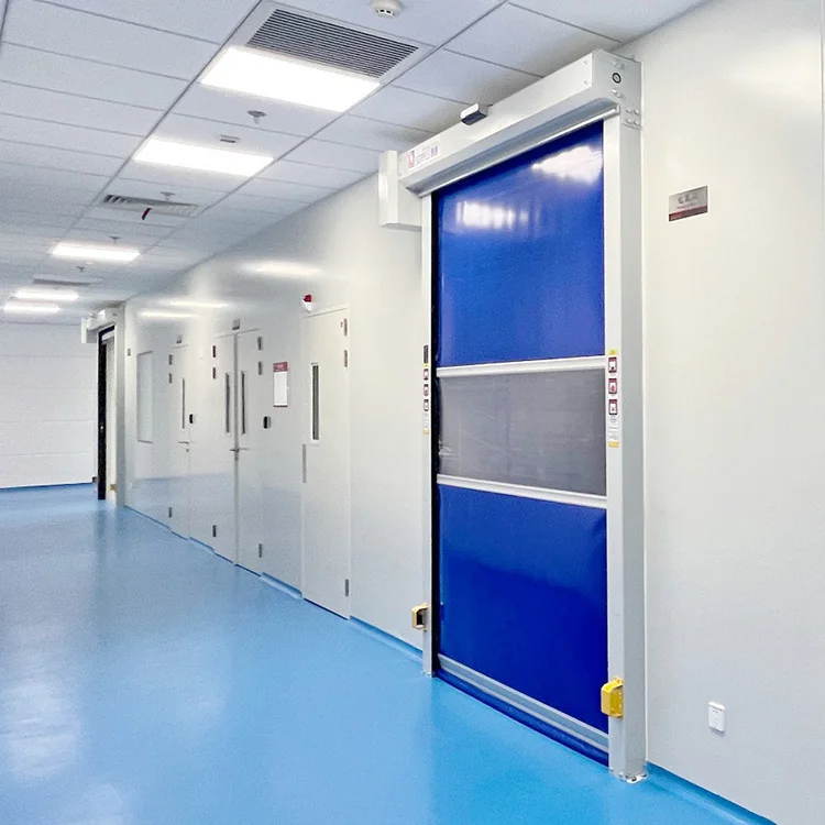 High Efficiency Automatic Fast Speed Door Equipment High-Speed Door PVC Fast High Speed door