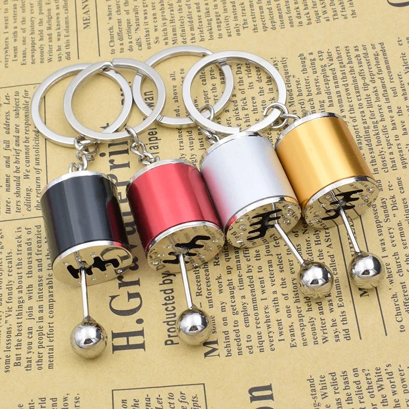 Car modification gear head type keychain Car modification brake disc key chain