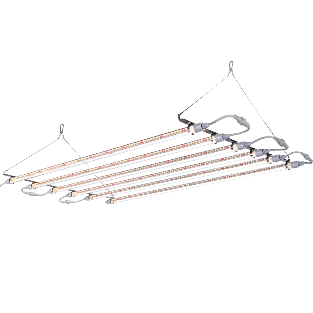 
Hydroponic Vegetables Fruits Flowers 2ft 4ft 10W 20W 80W 120W Full Spectrum T8 Led Tube Grow Light Bar 