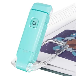USB Rechargeable Book Light for Reading in Bed Portable Clip on Book Light Mini LED Reading Light