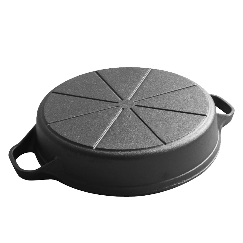 Hot Selling Custom Outdoor Pre Seasoned Cast Iron Dutch Cookware And Bakeware Set With Nonstick Coating