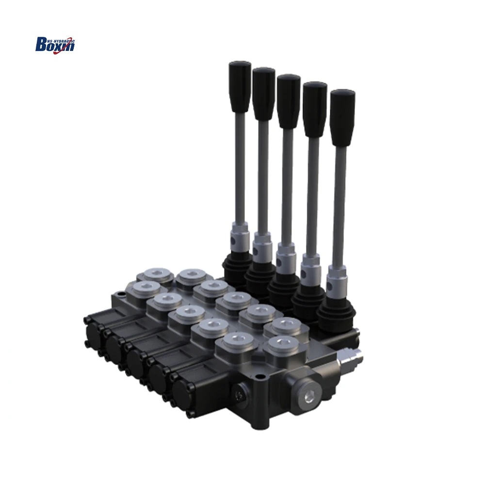 Hydraulic System Directional Control Valve 2 Spool 75 L/Min Hydraulic Valve