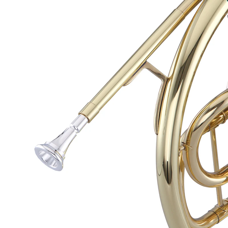 4-Piston Brass French Horn Music Instrument