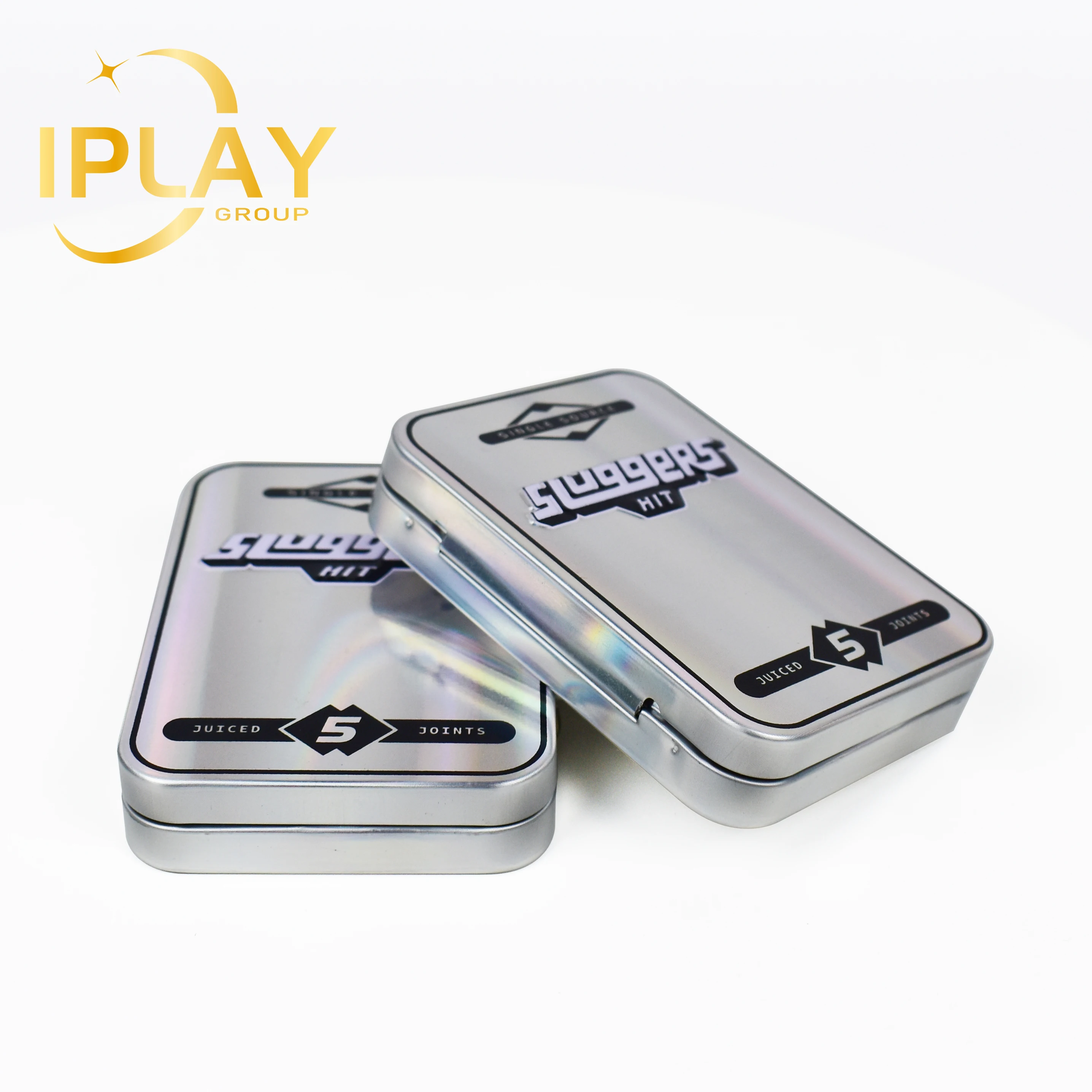 Factory Wholesale Custom Rectangle Childproof Metal Tin Empty 1ML Box Cartridge Packaging