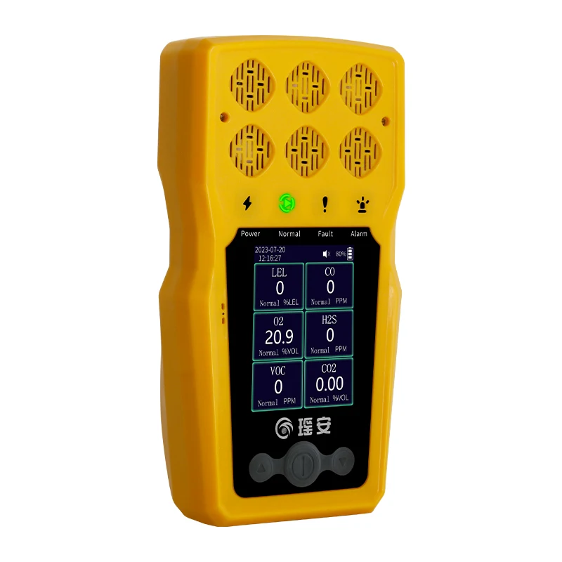 Yaoan BTQ-YA-C100FT Gas Detector Portable Co O2 H2S LEL Multi 2~5 Gas Analyzer with CE FCC ROSH Certificate