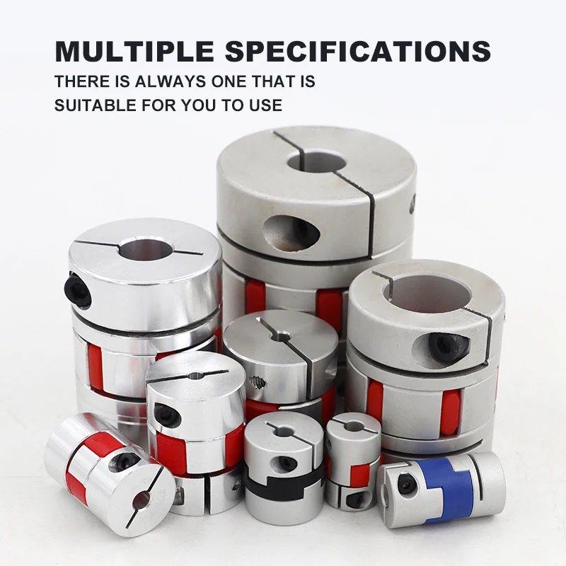 CNC Aluminum Alloy High Torque Capacity Jaw-type Flexible Coupling Servomotor Stepmotor Connect coding shaft Coupling Lead screw