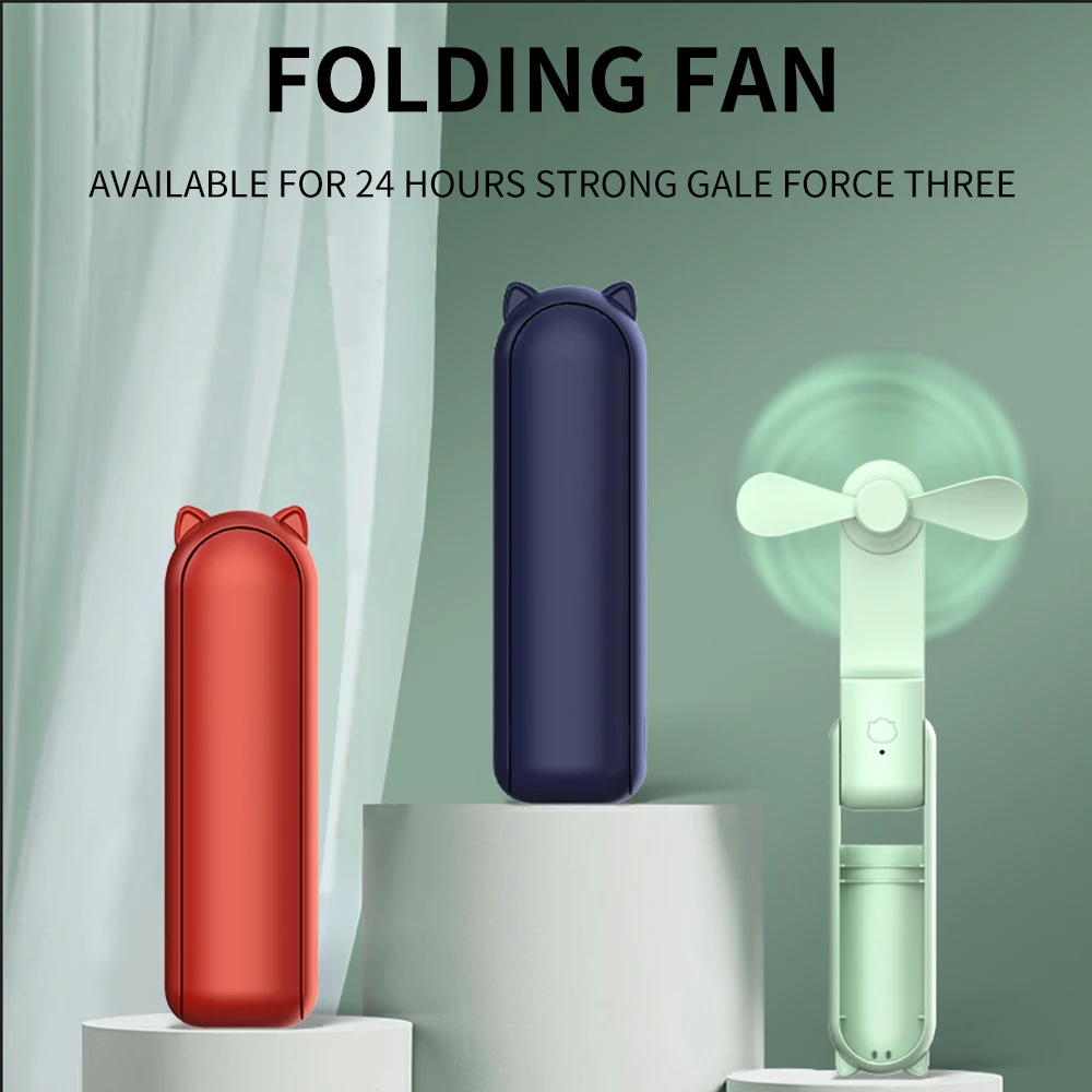 2022 Newest usb Lazy Hanging Fans Mirror And Light Table Stand Power Standing Neckband Fan portable Electric Hang Neck Mini Fan