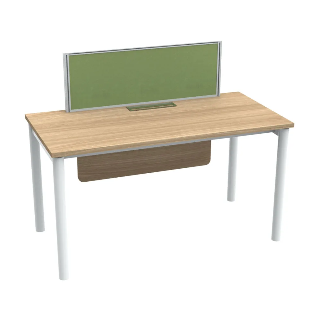 Commercial office table with adjustable legs for single people cheap price 1 person workstation