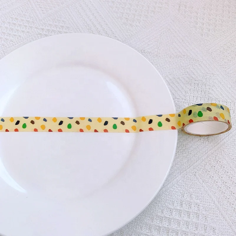 Ins Cartoon Simple Style Washi Tape Japan Handbook Diy Decorative  Sealing Stickers Kawaii scrapbook stationery