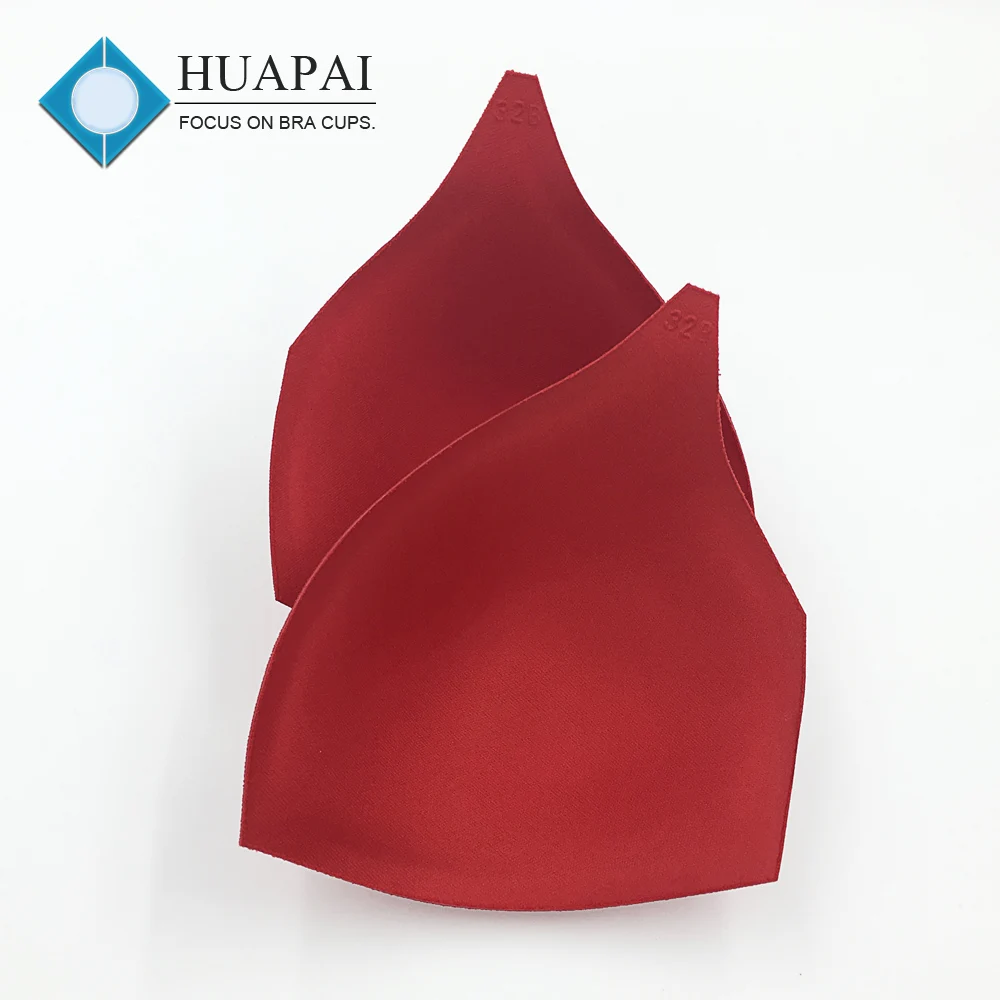 Popular triangle shape molded foam bra cup sexy bikini pad
