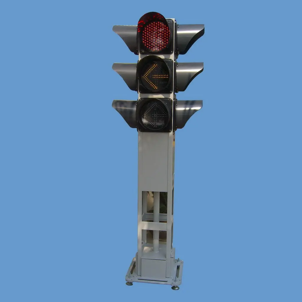 led traffic signal light pole