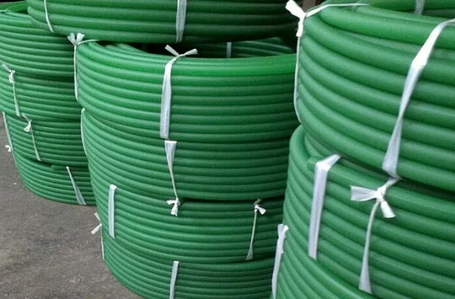 High Strength Pu Polyurethane Round Belt Pu Round Belt for Glass tempering furnace