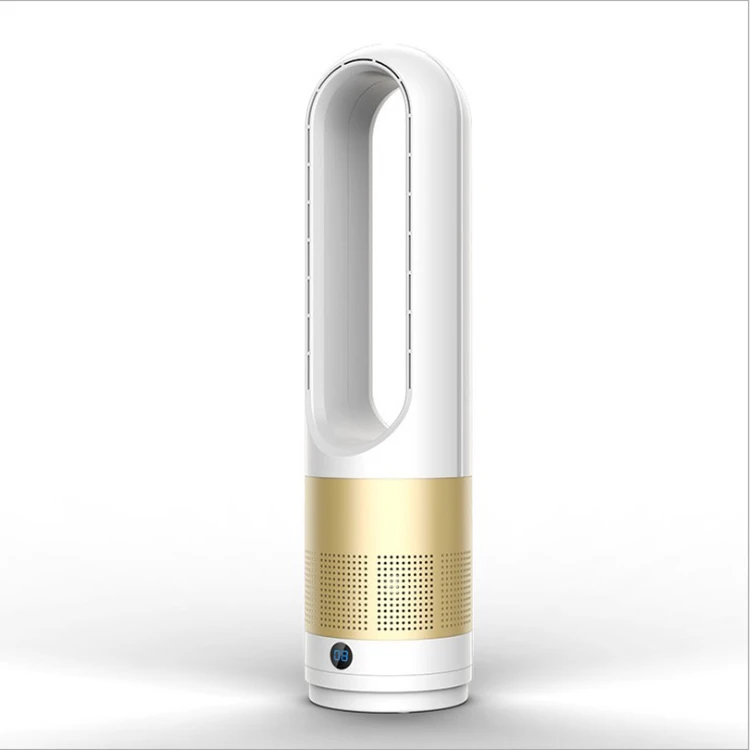 18inch 8 Speed Level Leafless Fan Household Floor Silent Tower Fan DC Bladeless Standing Tower Stand Fan