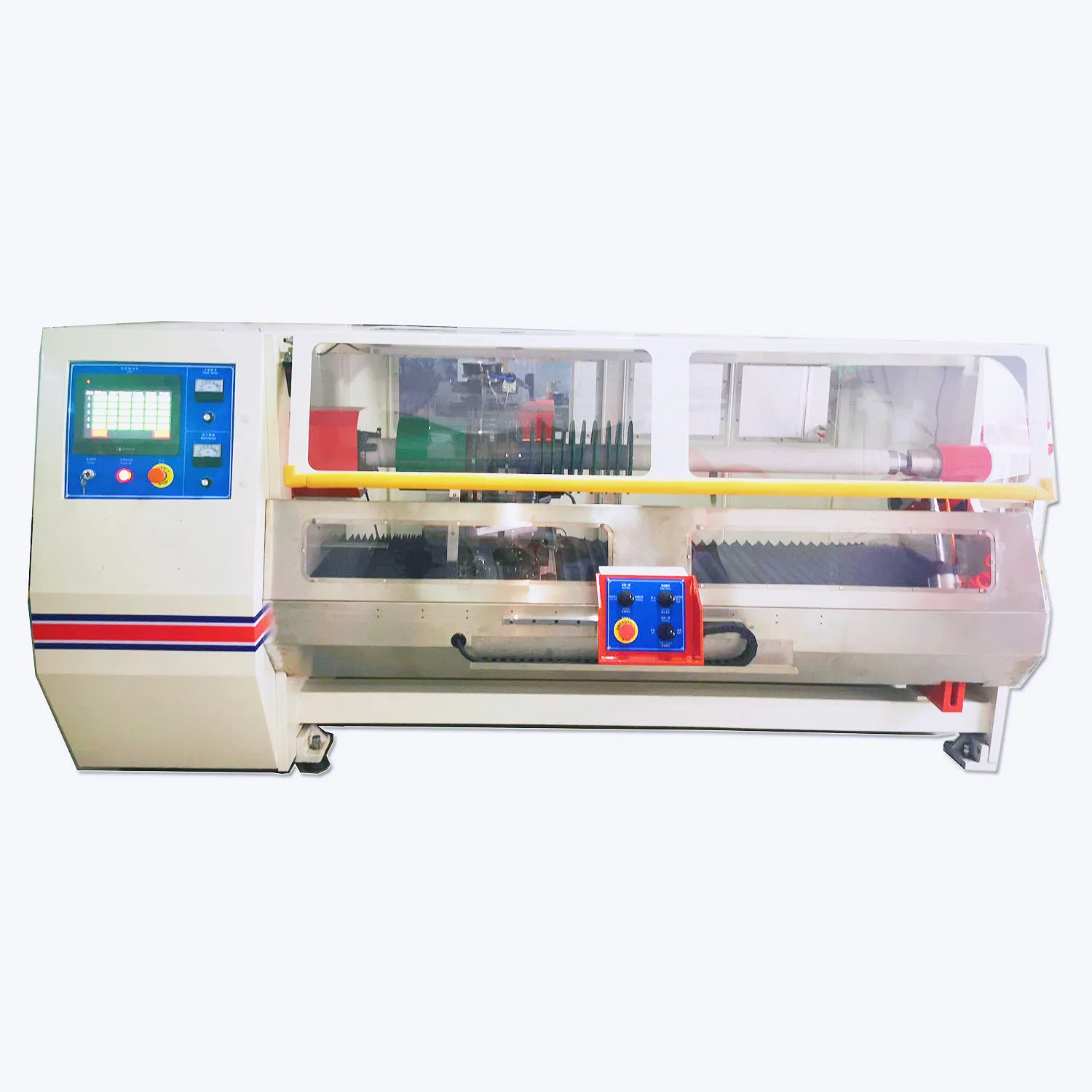 Automatic Adhesive tape foam tape Log roll slitter machine