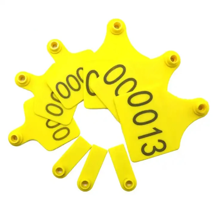 Fdx-B 134.2Khz Uhf Long Range Rfid Eartag Animal tracking Tpu Earring Label Cattle Pig Sheep Rabbit Cow Reflective Ear Tag