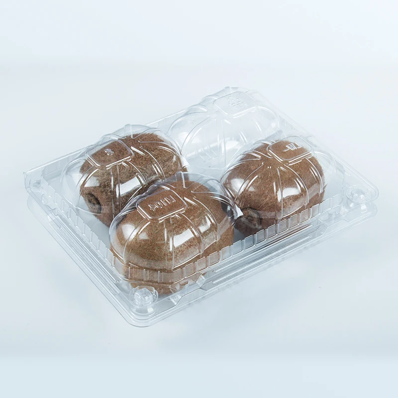Factory Direct Supply Fruit Punnet Container Durable Eco-friendly Transparent Clamshell Fruit Punnet