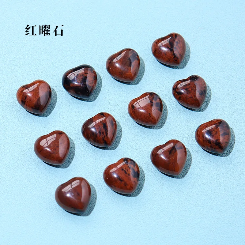 Natural Free Size Loose Cabochon Calibrated Semi Precious Stones dalmation jasper heart Crystal New