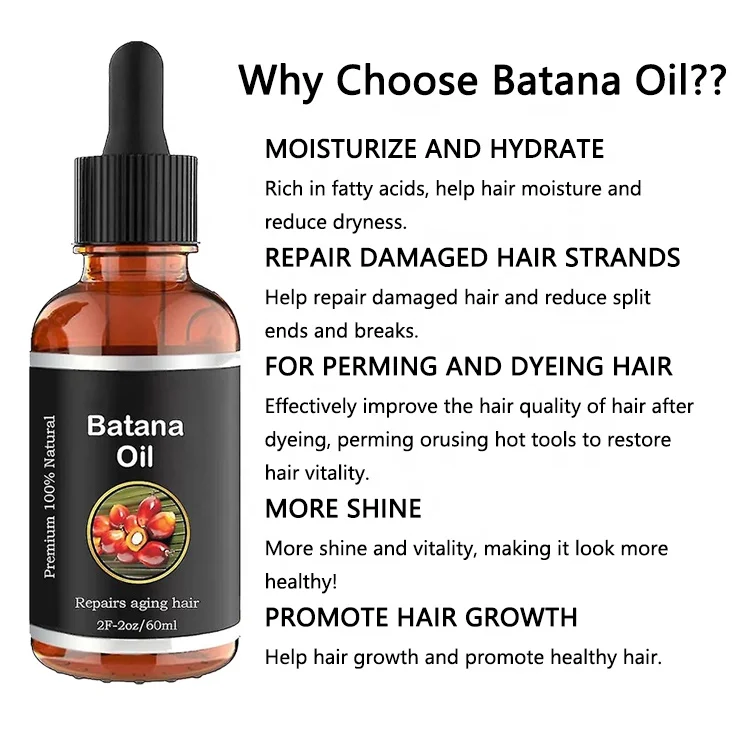 Customized Enhances Hair Thickness Fast Hair Growth Regrowth Oil Pure And Natural Batana Oil Men Women