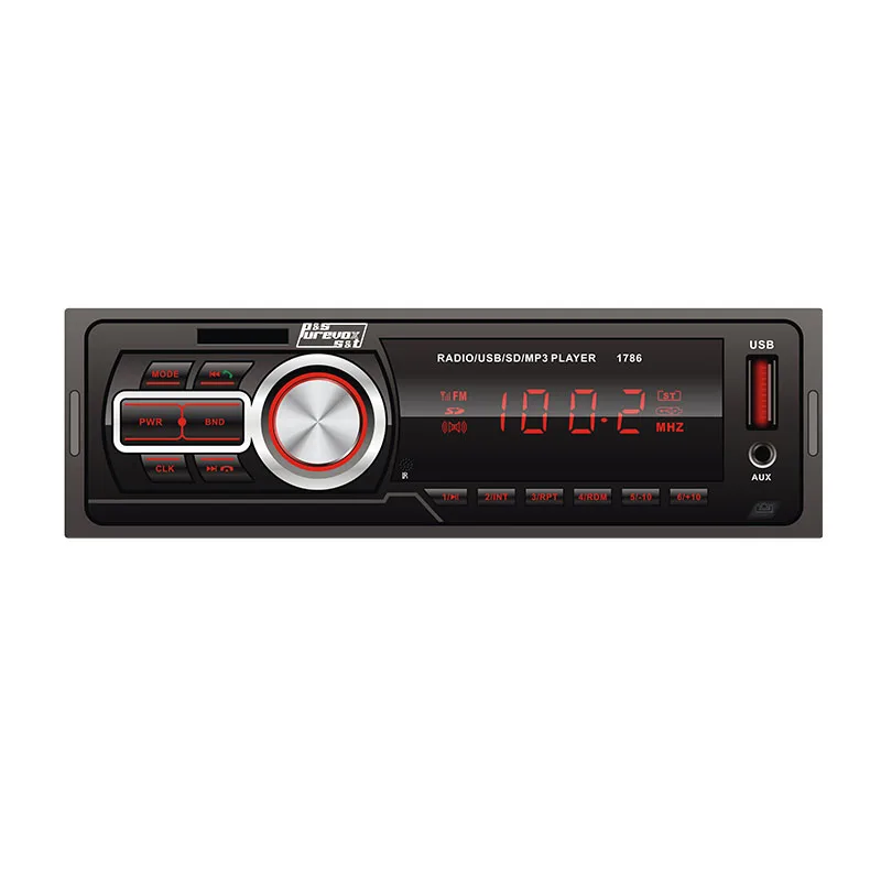 Лидер продаж автомобильная аудиосистема MP3 звуковая система MP3-плеер с FM WMA SD USB