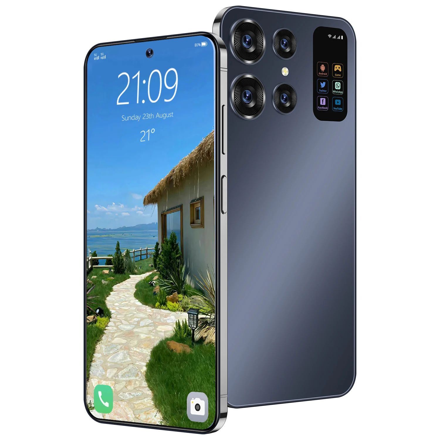 S24 Ultra Android Smartphone 16GB+512GB 6000mAh Qualcomm Dual Card 3G 4G Unlocked 6000mAh Mobile Phone 108mp Rear 48mp 120hz