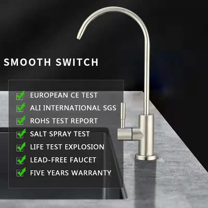 Household Hot Selling Pull Down Faucet Lead-Free Water Tap  Kitchen Water Faucets for Purifier