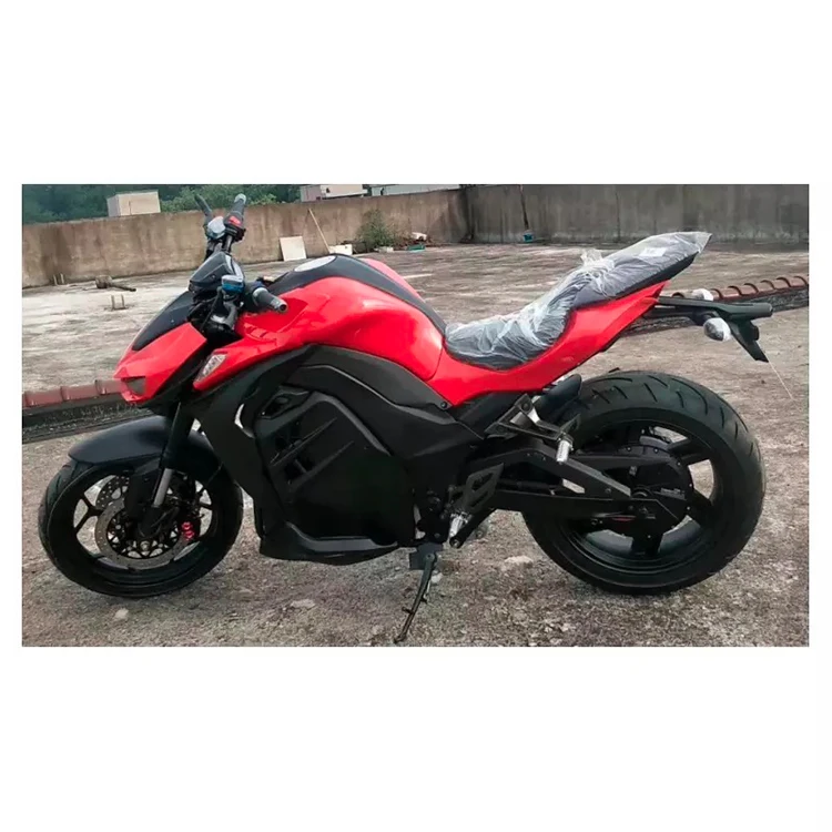 20000w power 72v 120ah lithium battery black color electric motorcycle for Canada