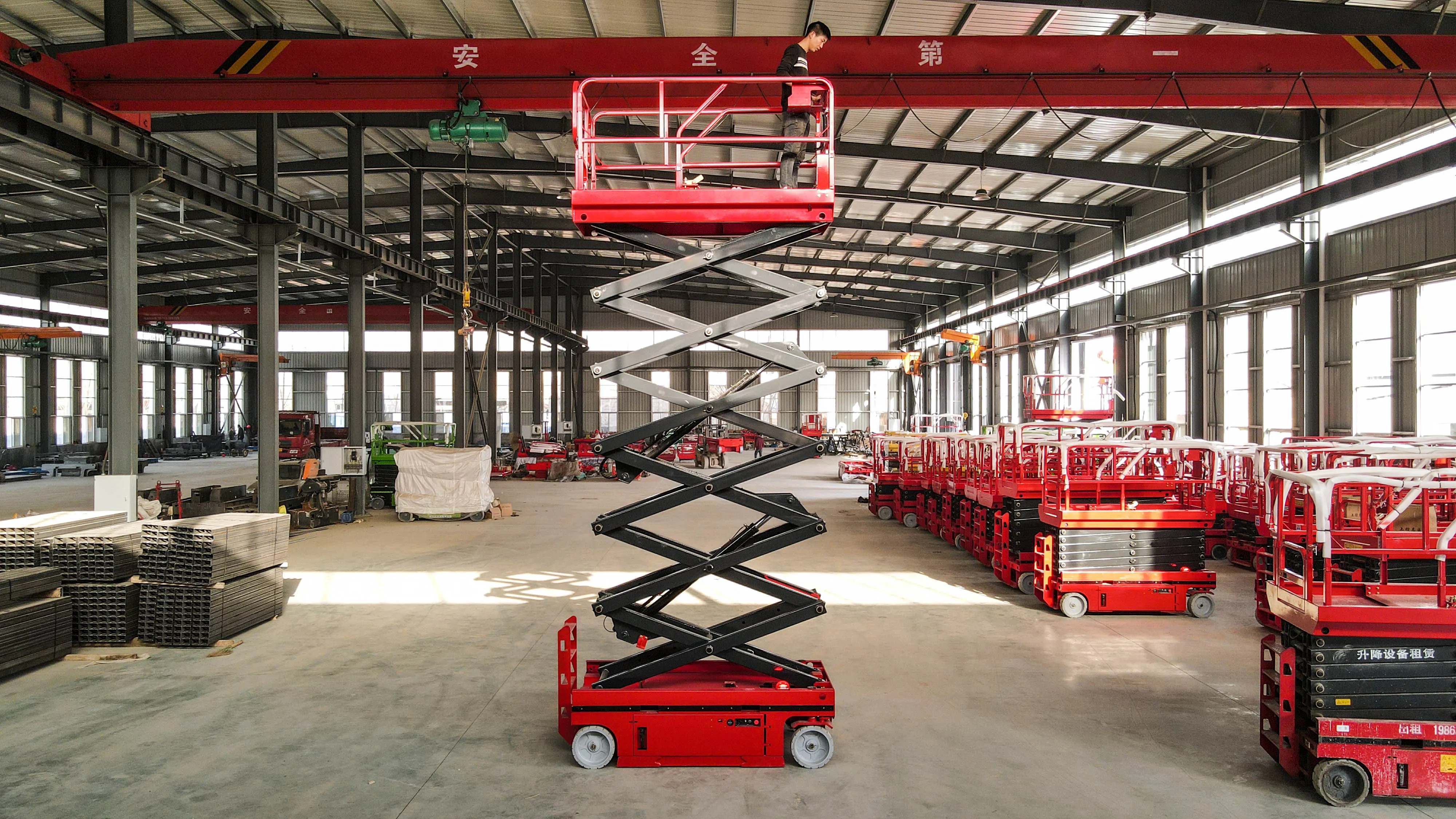 JINAN JINLI 6-14 m ZTPT Electric scissor lift man lifter china aerial work platform scissor lift manufacturer