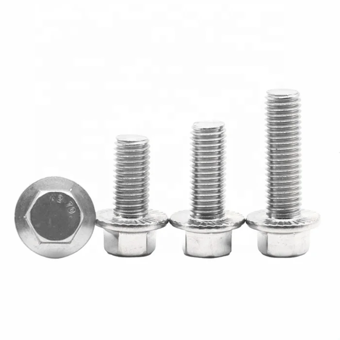 Ready to ship DIN 6921 SS316 M5 to M20 Hex flange bolt