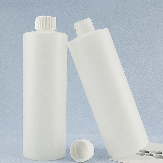 Manufacturer 16oz Fast Delivery Round Shape Plastic HDPE White Trigger Sanitize Chemical Cleaning Spray Bottle 500ml