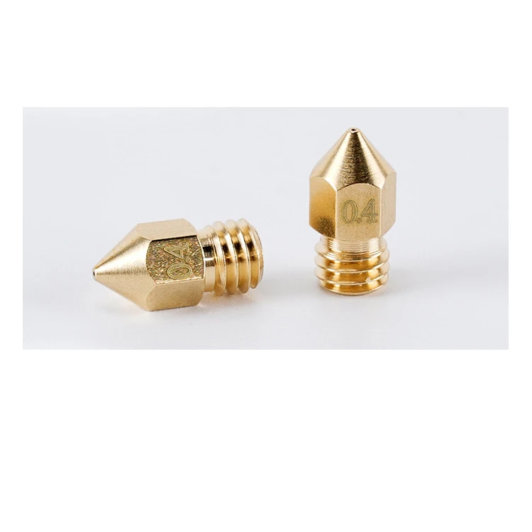 R3D 3D Printing Brass Tip Nozzle Extruder 1.75mm 3.0mm MK8 Nozzle For 3D Printer Parts