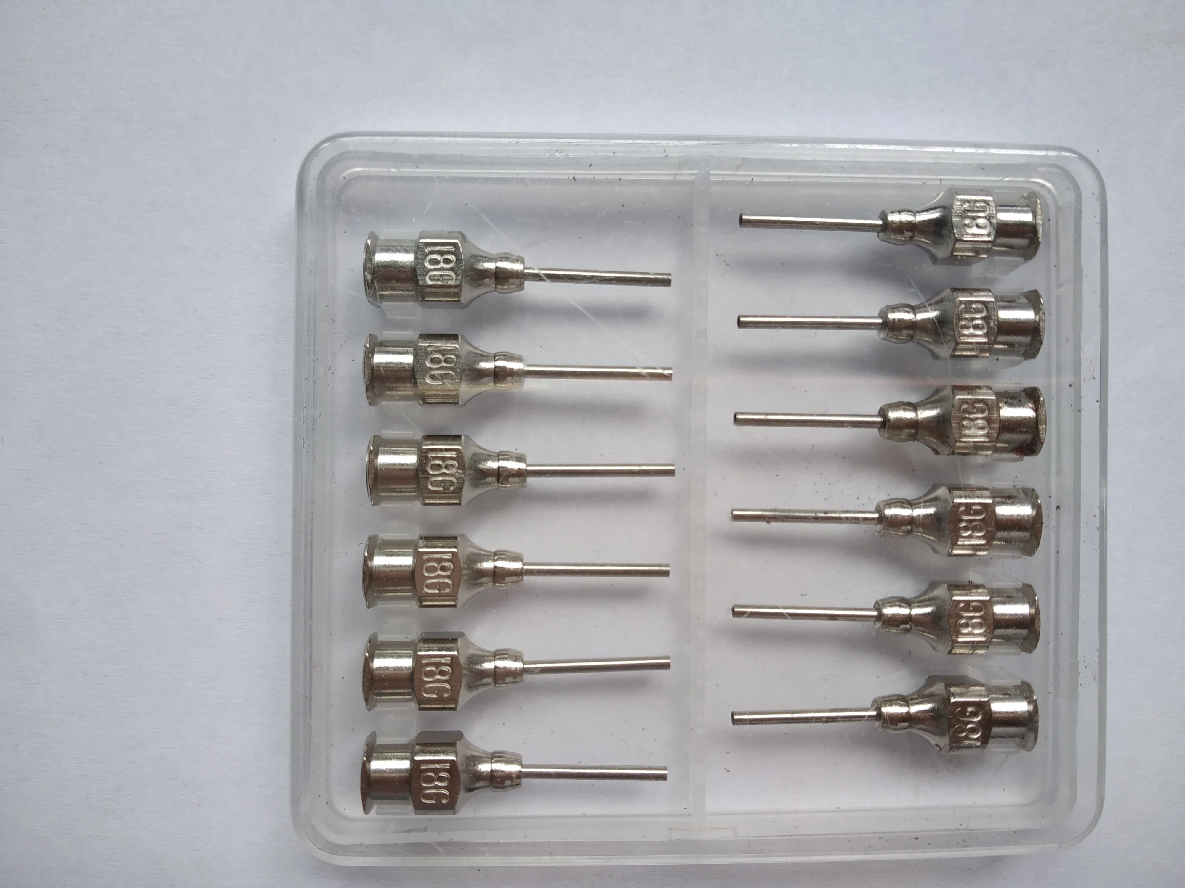 LUER LOCK STAINLESS STEEL BLUNT DISPENSING NEEDLE WITH MENTAL HUB