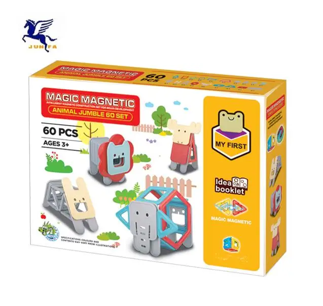 Магнитные строительные блоки для детей Magplayer 50 шт. магнитные строительные блоки игрушечный набор