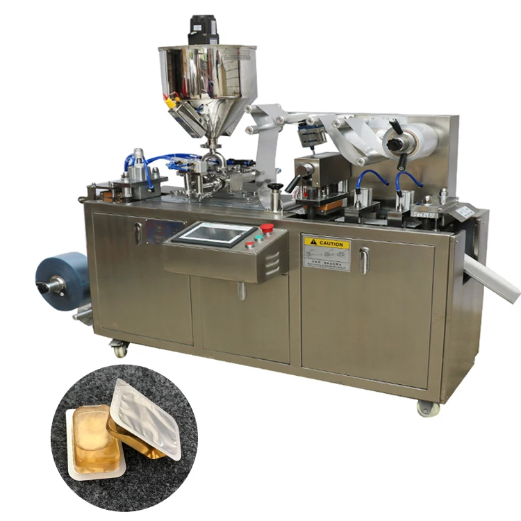 Small Butter Chocolate honey jam Blister Packing Machine Pharmaceutical Capsule / Tablet Blister Packaging Machine MY-80