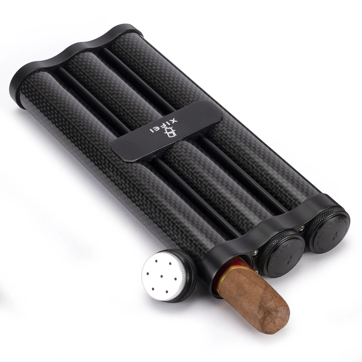 
Manufacturer Special Design High Quality Cigar Covers Humidor,3 Cigar Capacity 