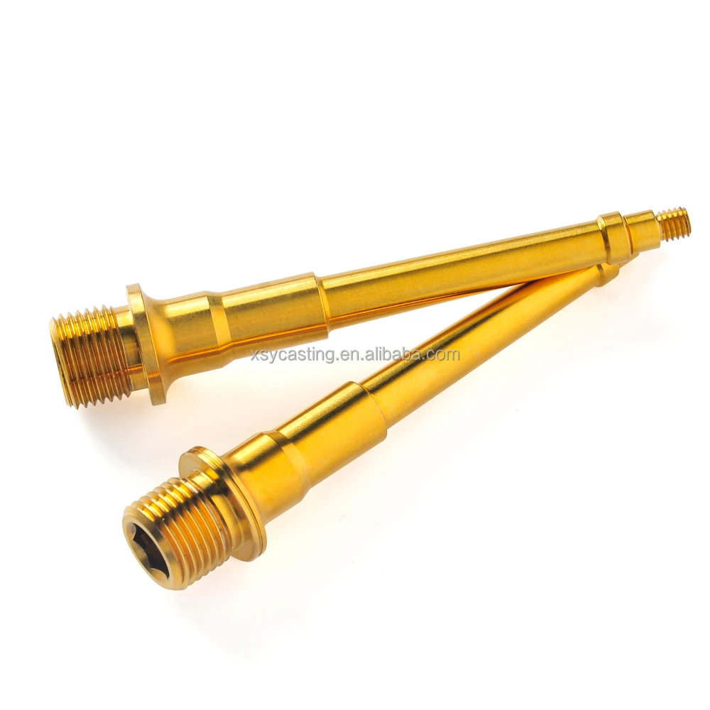 Customization CNC Machined Metal Titanium Bike Pedal Spindle for Lightweight Upgrade