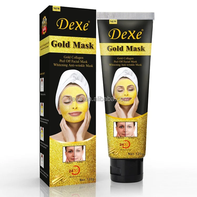 hot top sale most golden collagen peel off facial gold mask wholesale OEM ODM