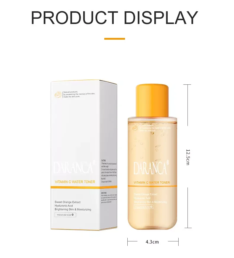 Wholesale OEM ODM Natural Vitamin C Toner Moisturizing Face Toner and VC Toner 500ml