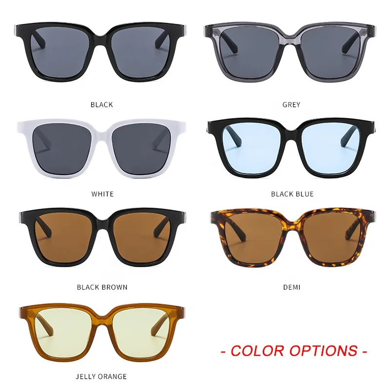 Latest Hot selling high quality custom logo fashion brand designer gm square sun glasses sunglasses for women