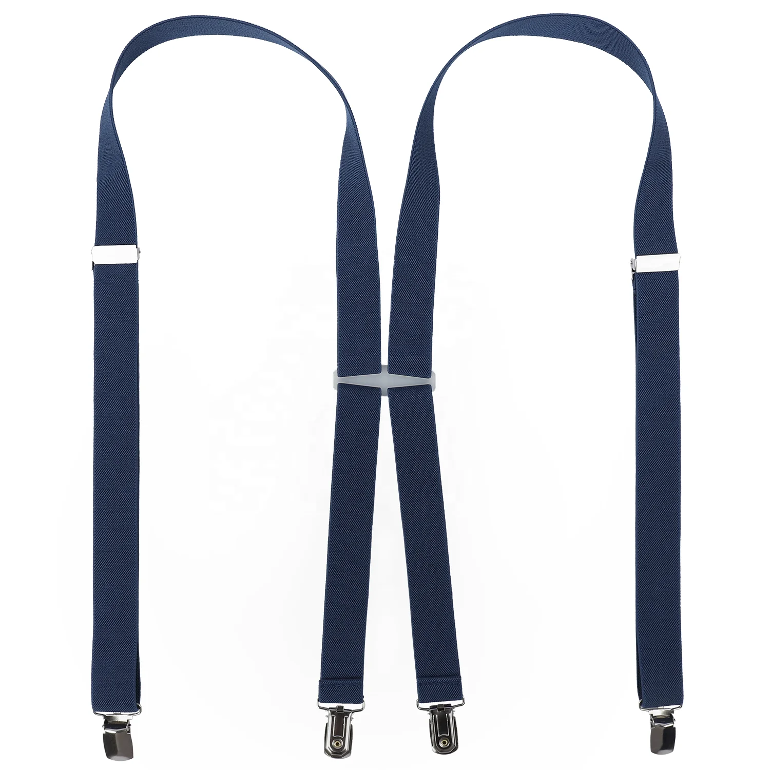 Braces/Suspenders One Size Fully Adjustable X Shaped With Strong Clips