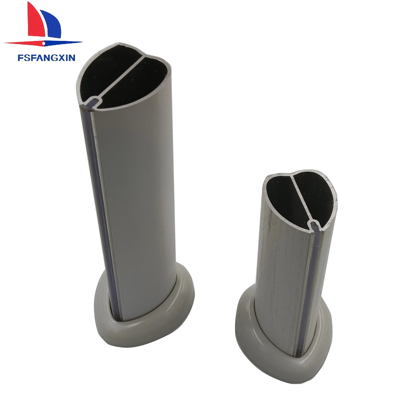 Wardrobe Hardware Aluminum Closet Hanging Rail Wardrobe Tube Holder with Clothing Tube support