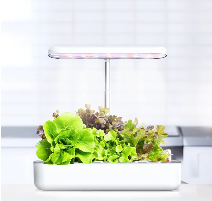 Self Watering Pot Smart Hydroponic Indoor Garden Kit Indoor LED Plant Light Flower Pots