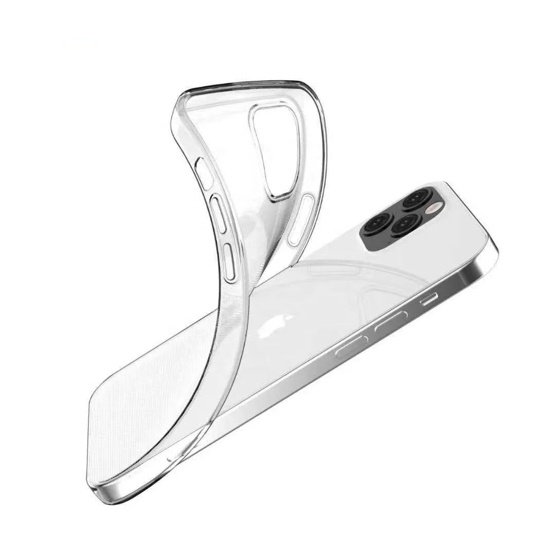  Soft TPU Back Cover For iPhone 12 Case Clear Transparent Phone 13 11 mobile phone Pro Max