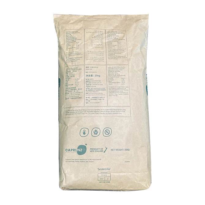 Wholesale Infant Ingredient 25kg Bag100% New Zealand Pure Goat Millk Powder For Human